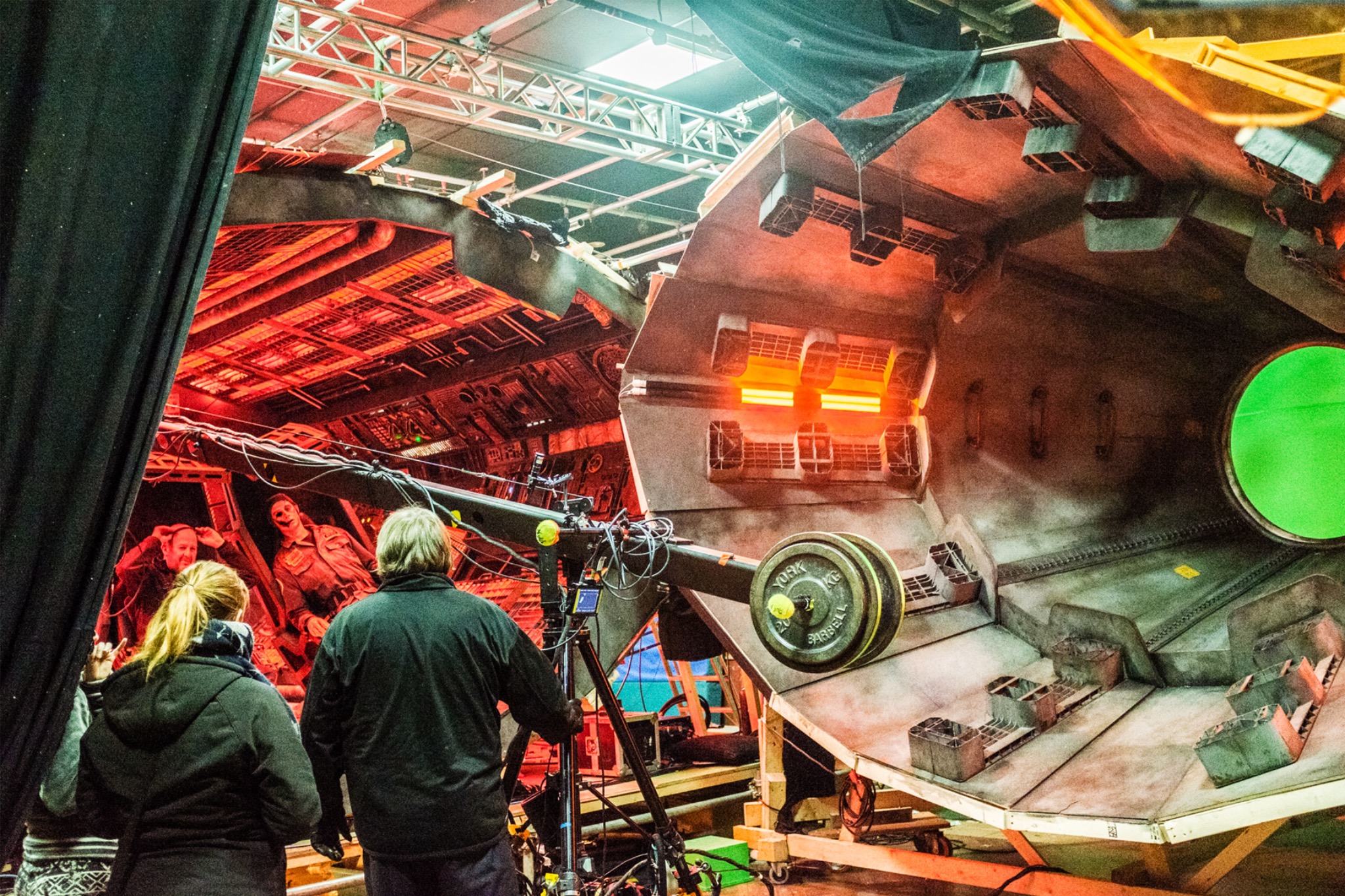 Behind the scenes on a visual effects production